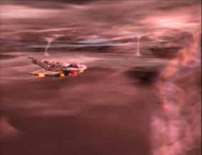 Vaisseau Cardassien dans les Badlands