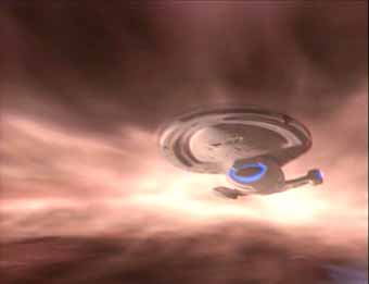 L`USS Voyager dans les Badlands