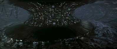 Intérieur d`un cube Borg 