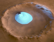 Mars - Lac glacé