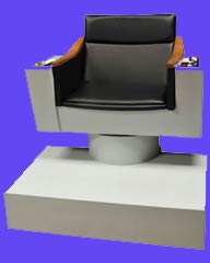 Fauteuil de Commandement de JT Kirk dans Star Trek Classique