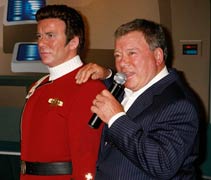 William Shatner au mus&eacute;e Tussauds ( Hollywood)